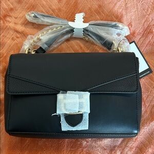 New Nine West Elegant Black crossbody Handbag